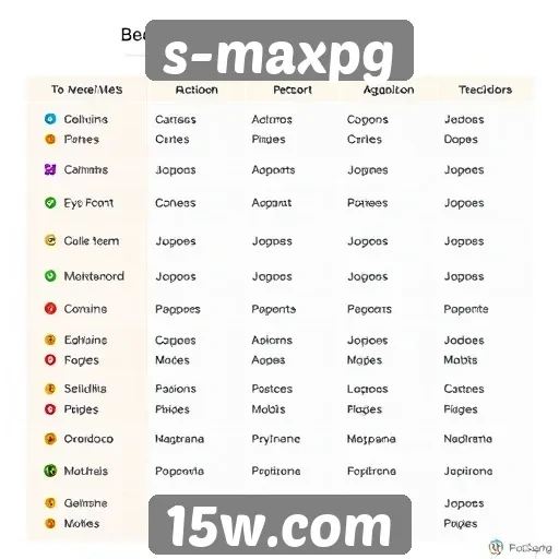 análise das principais categorias de jogos no s-maxpg